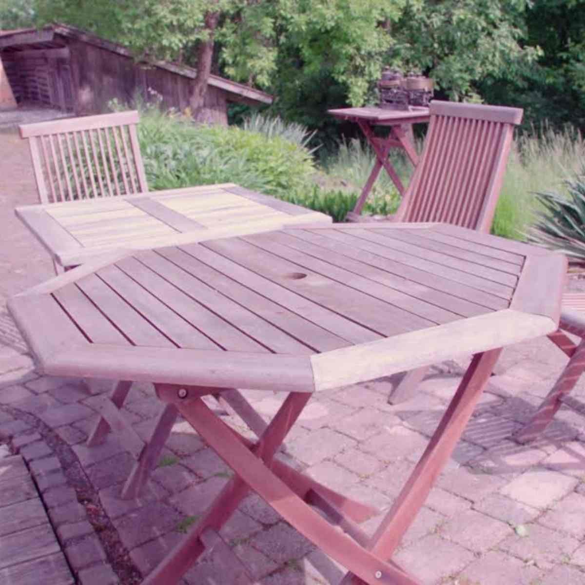 Entretenir votre salon de jardin